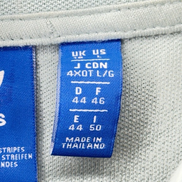 Adidas Originals Men's Large Baseball Style Snap Front Jersey Shirt Mint Green - Picture 5 of 9